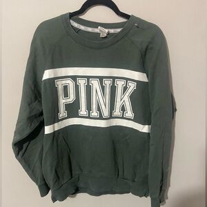 Loose fit PINK long sleeve crewneck
